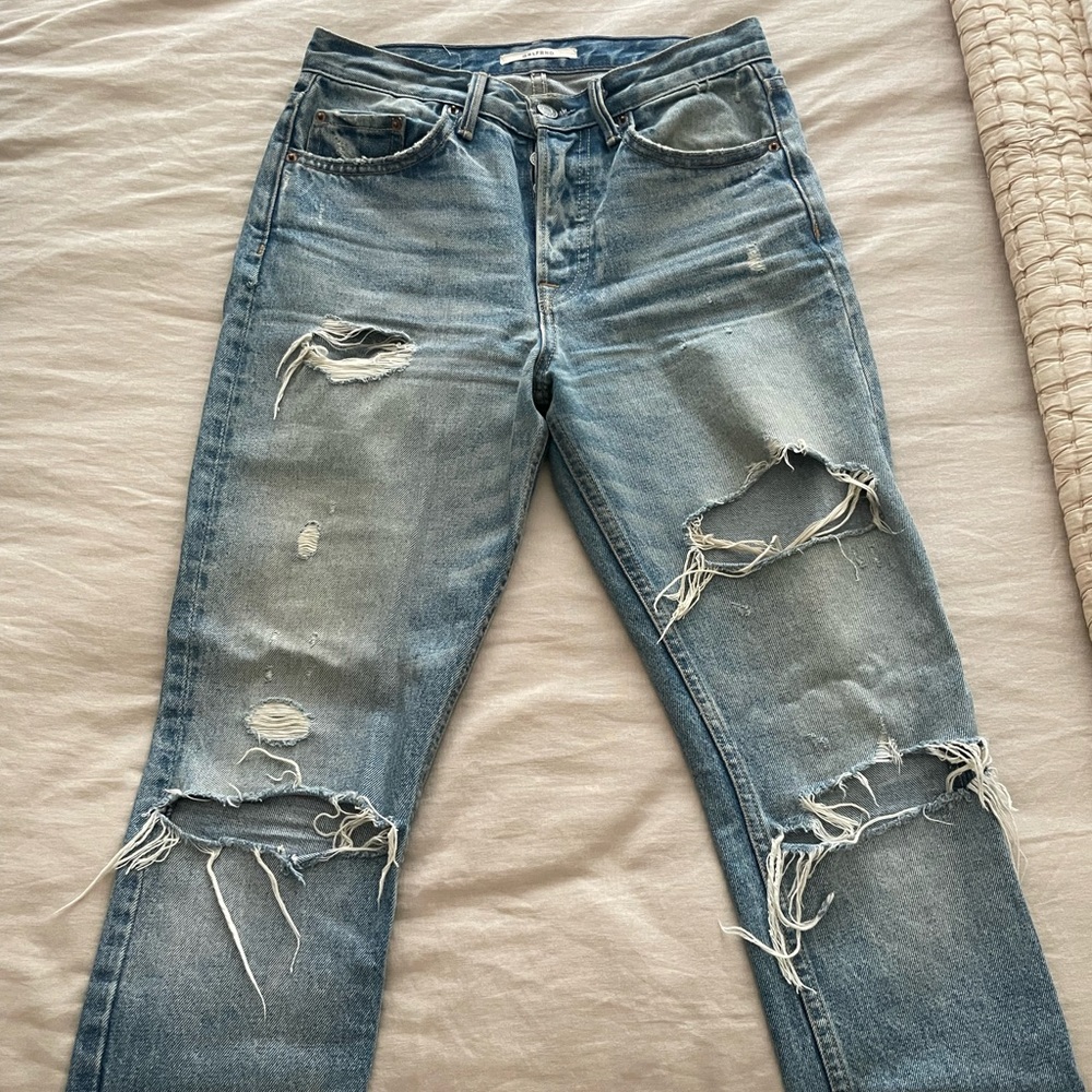GRLFRND High Rise Karolina Jeans - Size 25